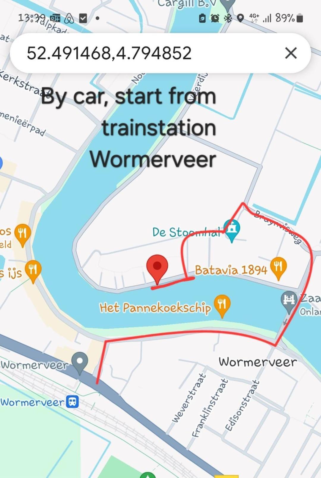 B&B Teddy "Prachtig Authentiek Woonschip Uit 1912, 15 Minuten Van Amsterdam" Wormer 外观 照片